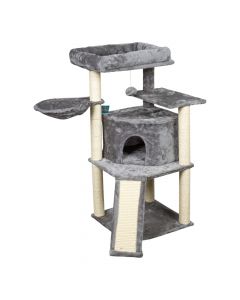 Rascador mascota mediano gris