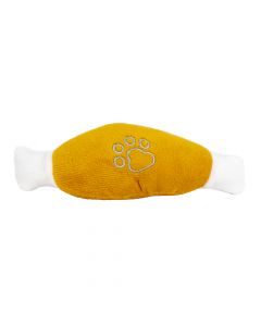 Peluche hueso para mascota marrón
