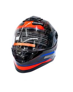 Casco estampado rayas L 
