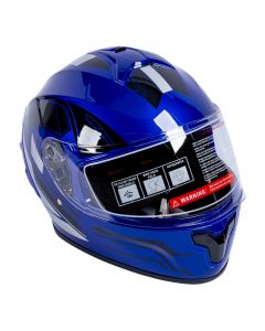 Casco con rayas coloridas