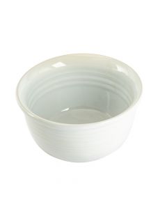 Bowl porcelana relieve rayas 6pulg blanco