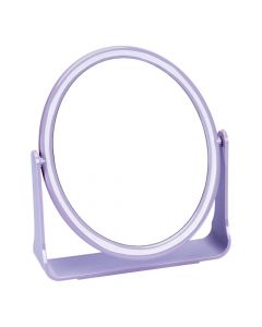 Espejo con base lisa ovalado morado