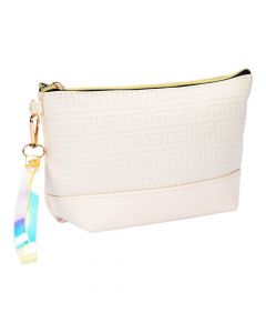 Cosmetiquera lisa con relieve