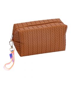 Cosmetiquera relieve trenzado