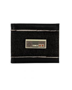 Billetera estampado Nintendo 11x9cm negro
