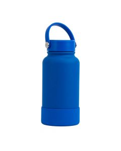 Envase alumino liso con asa 650ml azul