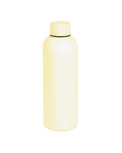 Botella metal lisa 500ml beige