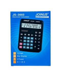 Calculadora solar negra funcional