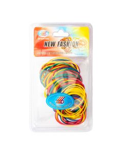 Liga elástica lisa 100und multicolor