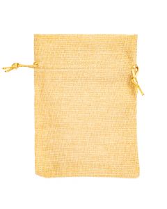 Bolsa yute lisa ajustable 5pzas beige