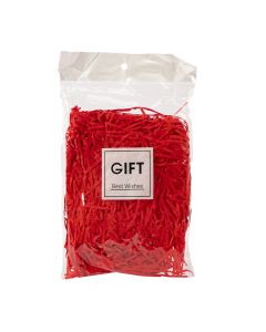 Relleno borucha papel liso 30g rojo