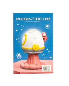 Lámpara figura cohete y astronauta 20.5cm surtido