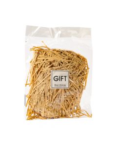 Relleno borucha papel estampado letras marrón y negro