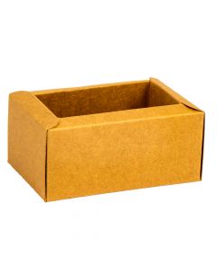 Caja carton y plástico lisa 9x6x4cm