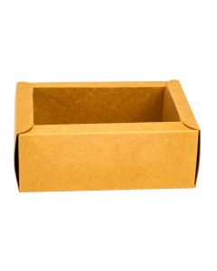 Caja cartón y plastico lisa 10.5x8.5x4cm