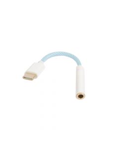 Cable para audio convertidor tipo c 3.5mm blanco