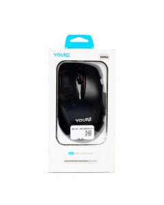 Mouse inalámbrico liso negro