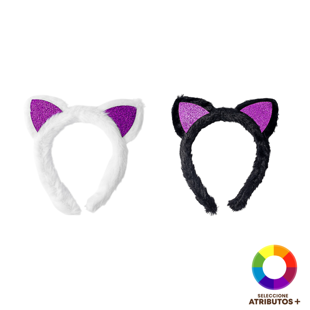 Diadema orejas gato surtido