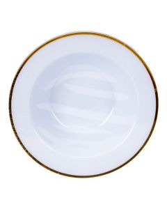 Bowls acrílicos blanco y dorado