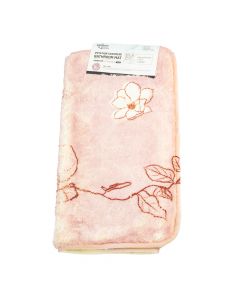 Alfombra baño tela afelpada 40x60cm rosado