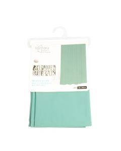 Cortina para baño lisa verde agua