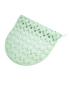 Alfombra plástica para baño 70x39cm menta