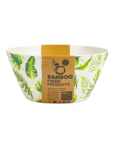 Bowl plástico estampado hojas 14.5x7cm 