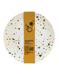 Plato plástico redondo estampado 20cm  