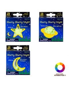 Figuras fluorescentes decorativas