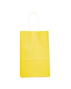 Bolsa papel lisa 13x21cm amarillo