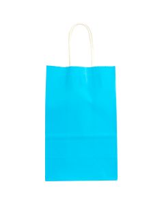 Bolsa papel lisa 13x21cm celeste