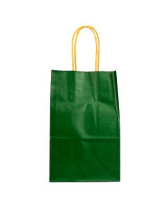 Bolsa papel lisa 13x21cm verde oscuro