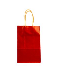 Bolsa papel lisa 13x21cm vino