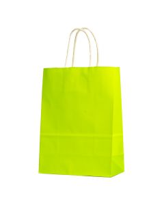 Bolsa papel lisa verde limon