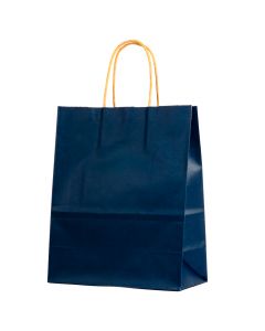 Bolsa papel lisa azul oscuro