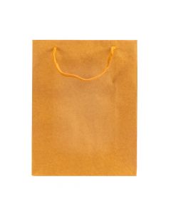Bolsa papel kraft lisa 19x8x24cm marrón