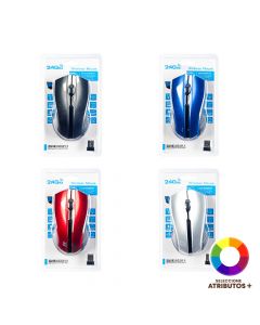 Mouse inalámbrico relieve puntos