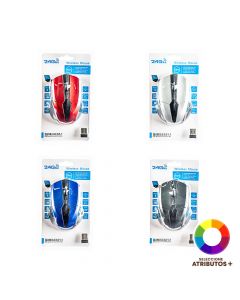 Mouse inalámbrico rayas 24GHz