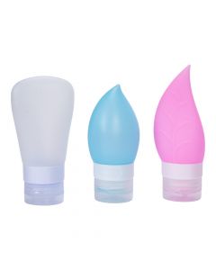 Envase silicón 3pzas 40-60ml surtido