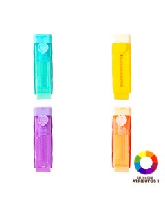 Borrador plástico funcional