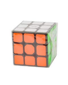 Cubo rubik plastico 5.5cm +3a multicolor