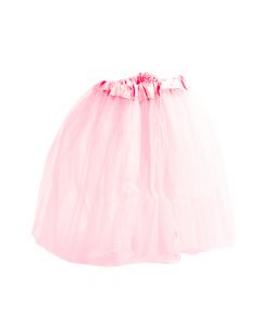 Tutú tela liso rosado