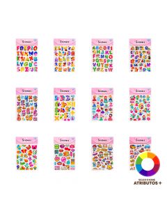 Stickers 3D decorativos