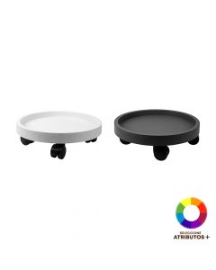 Base plástica ruedas maceta