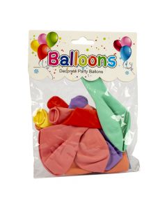 Globo látex 10pzas pastel