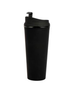 Envase con pajilla negro