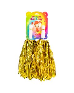 Pompom liso tornasol 33x35cm dorado