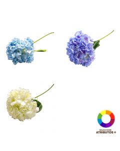 Flor artificial hortensia surtida