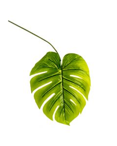 Hoja artificial con relieve bicolor 43cm