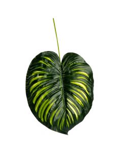 Hoja artificial con relieve bicolor 47cm